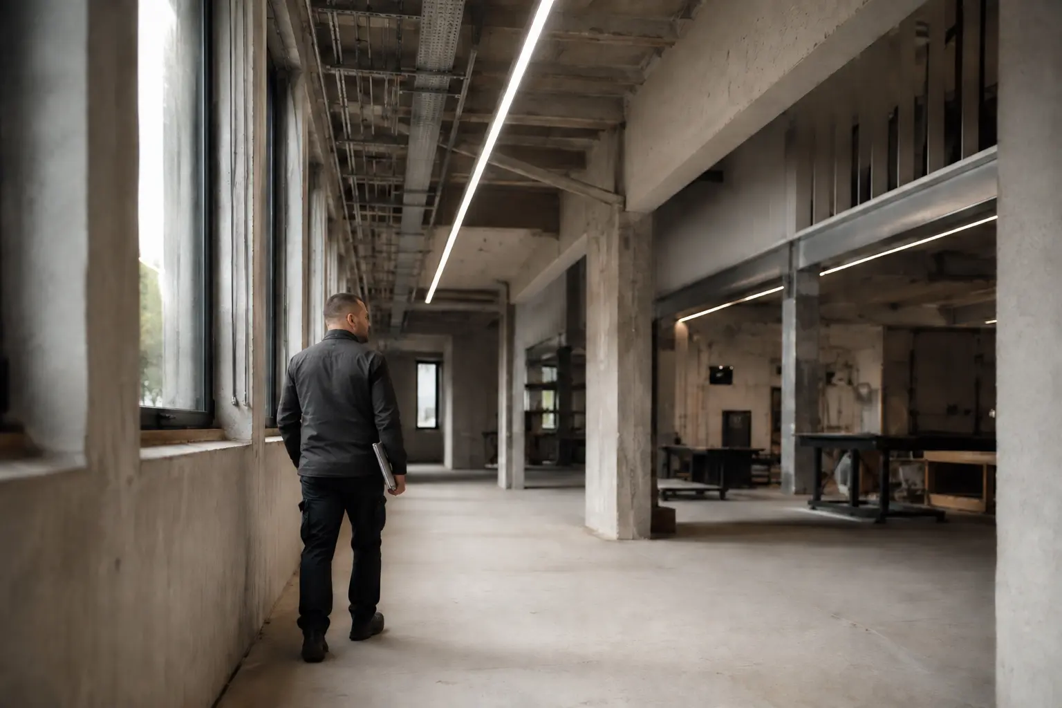 Begehung im Bestandsgebäude durch die IBS GmbH